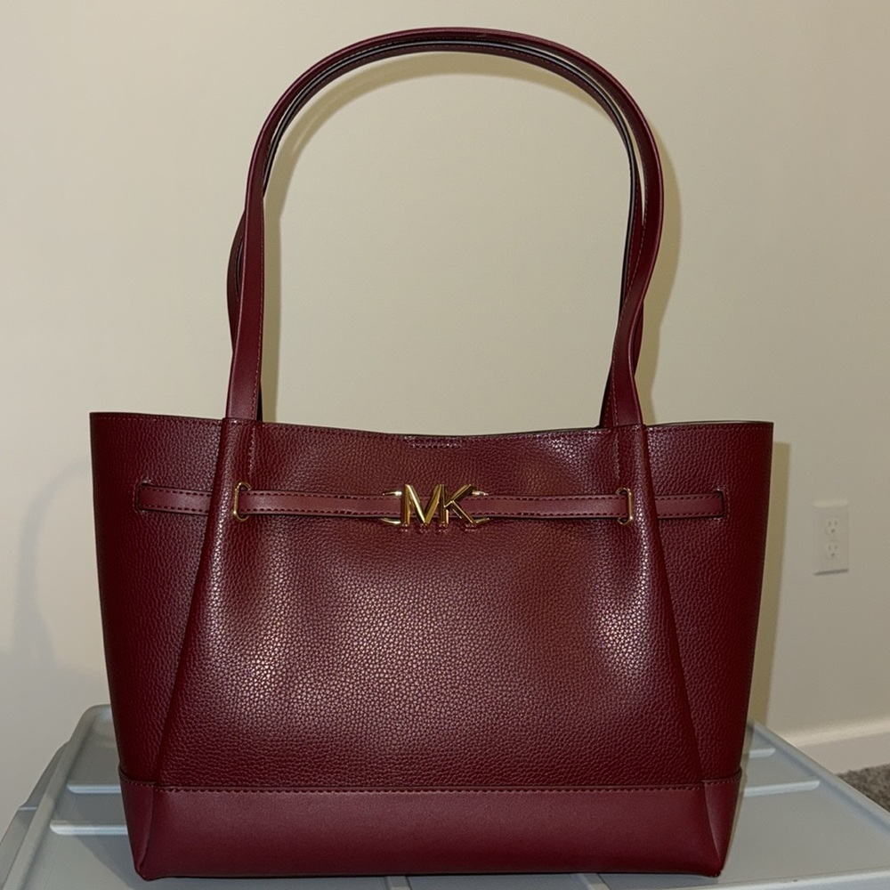 MK Reed Large Pebbled Leather Tote Bag - Picture 2 of 7